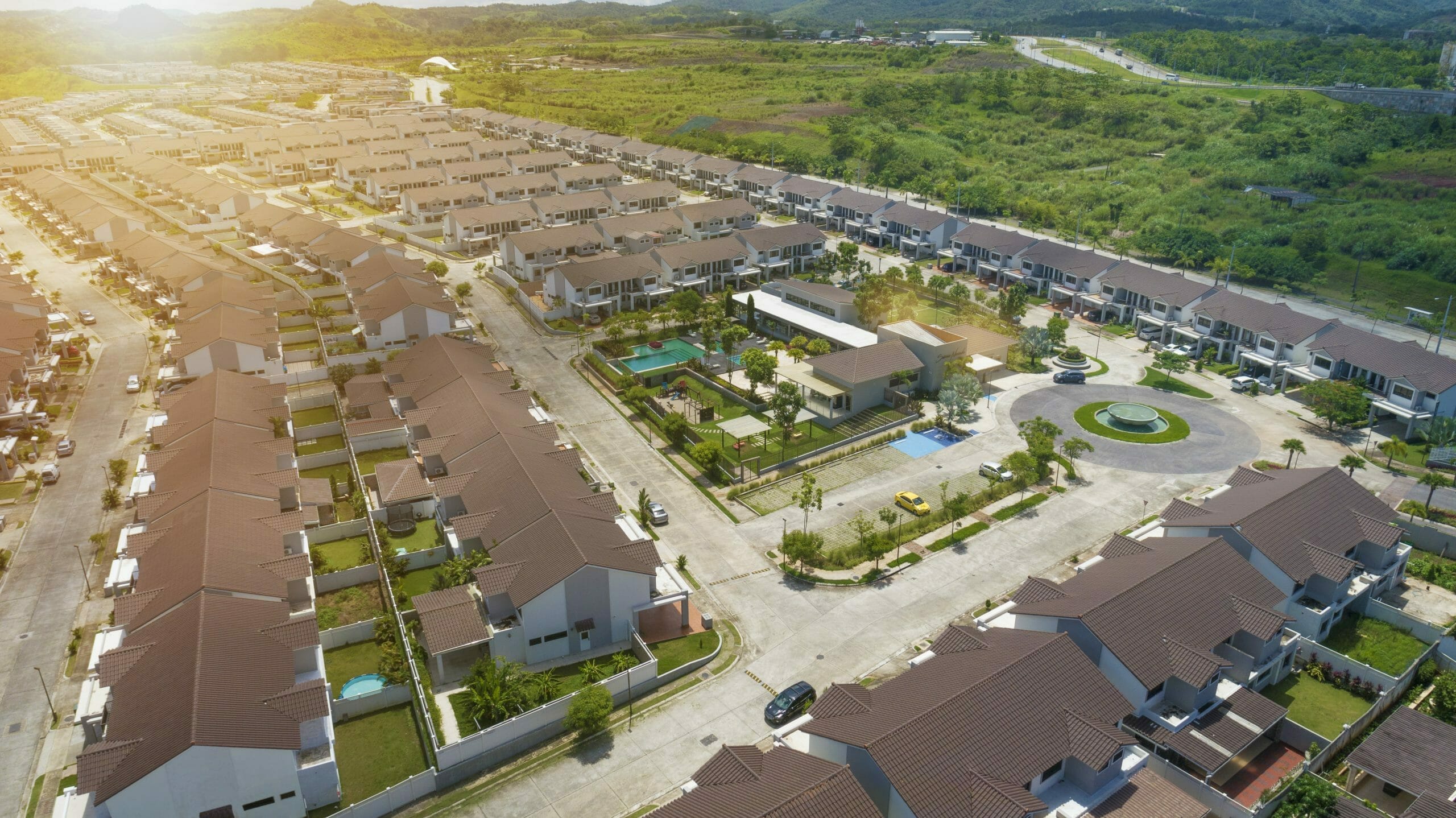 Vista a&eacute;rea del proyecto Paseo del Norte Panam&aacute;