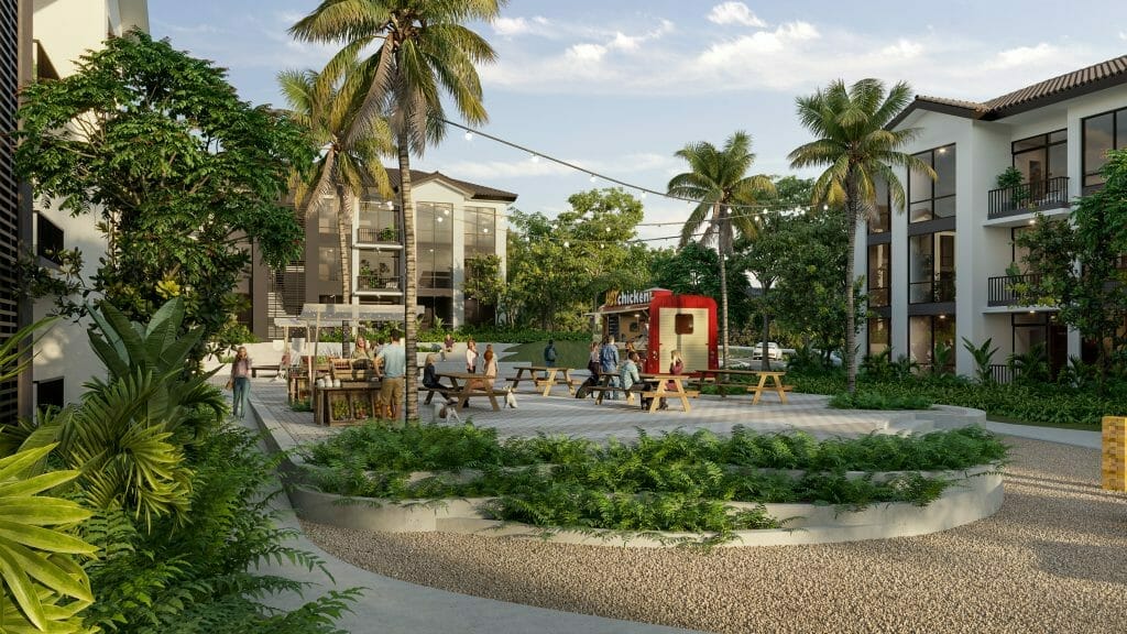 Area de recreaci&oacute;n del proyecto Begin Coliving en Panam&aacute;