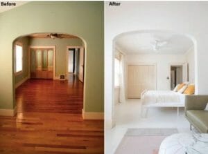 decoraci&oacute;n de espacios minimalistas blanco entero